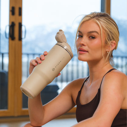 HYDROJUG Great Value / HydroJug Ease2o 40oz - Dual-Function Water Bottle with Straw & Chug Spout – Dune