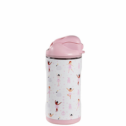 HYDROJUG Top Pick / HydroJug Ease2o 14oz - Leakproof 2-in-1 Kids Water Bottle with Straw & Chug Spout – Ballerina
