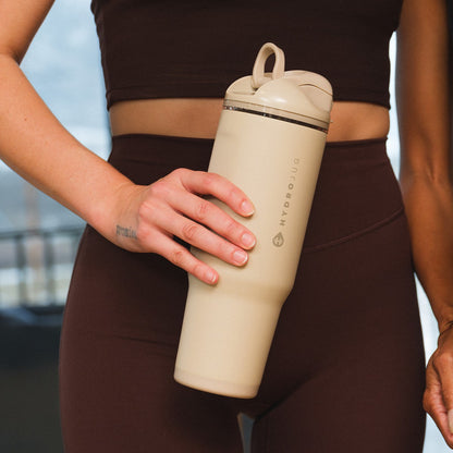 HYDROJUG Special Offer / HydroJug Ease2o 32oz - Compact Water Bottle with Straw & Chug Spout – Dune