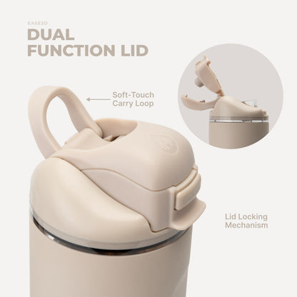 HYDROJUG Special Offer / HydroJug Ease2o 32oz - Compact Water Bottle with Straw & Chug Spout – Dune