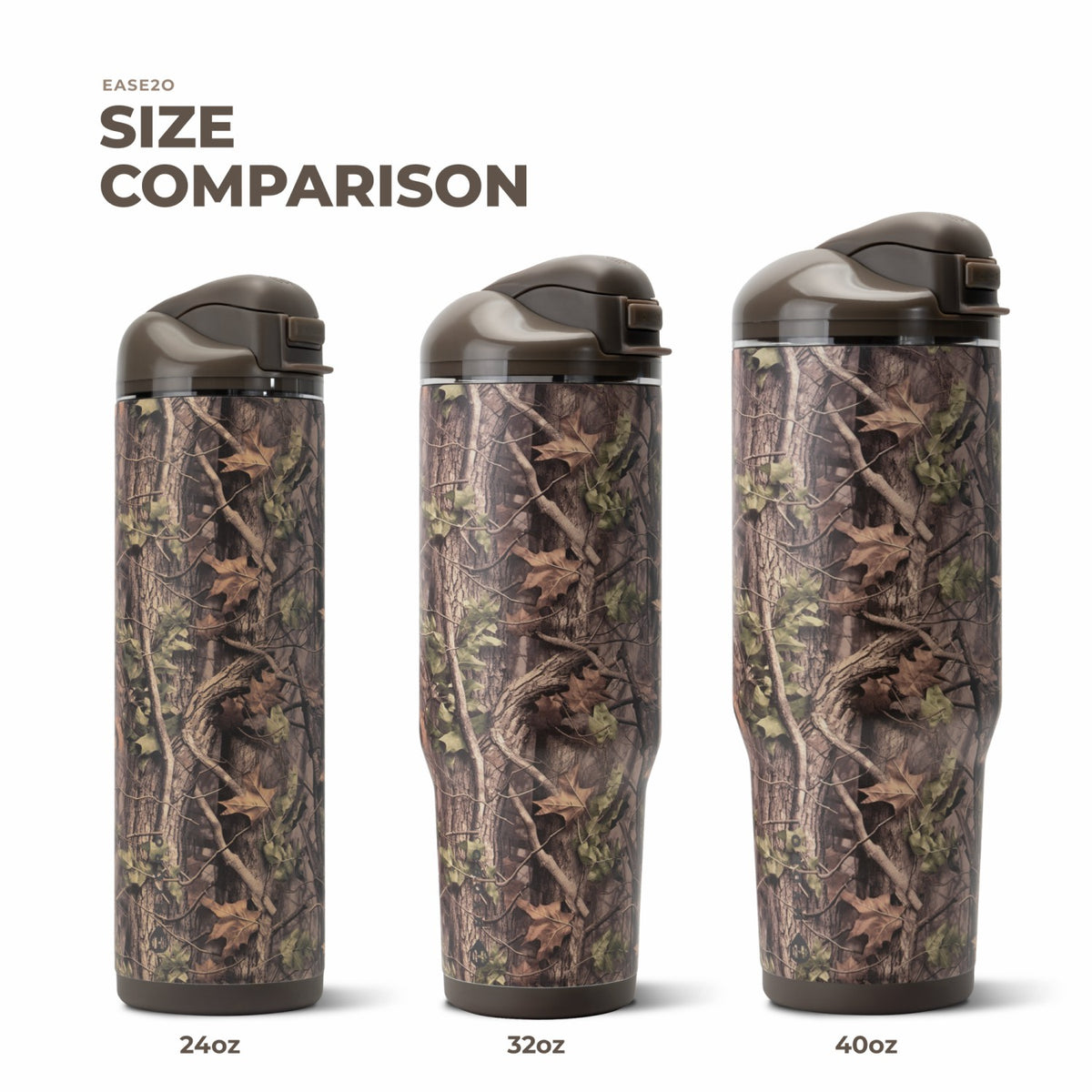 HYDROJUG Smart Buy / HydroJug Ease2o 32oz - Compact Water Bottle with Straw & Chug Spout – Woodland