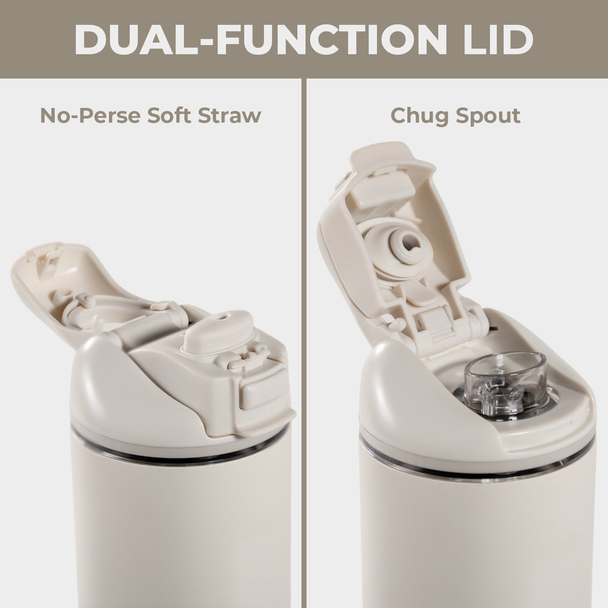HYDROJUG Classic / HydroJug Ease2o 32oz - Compact Water Bottle with Straw & Chug Spout – Linen