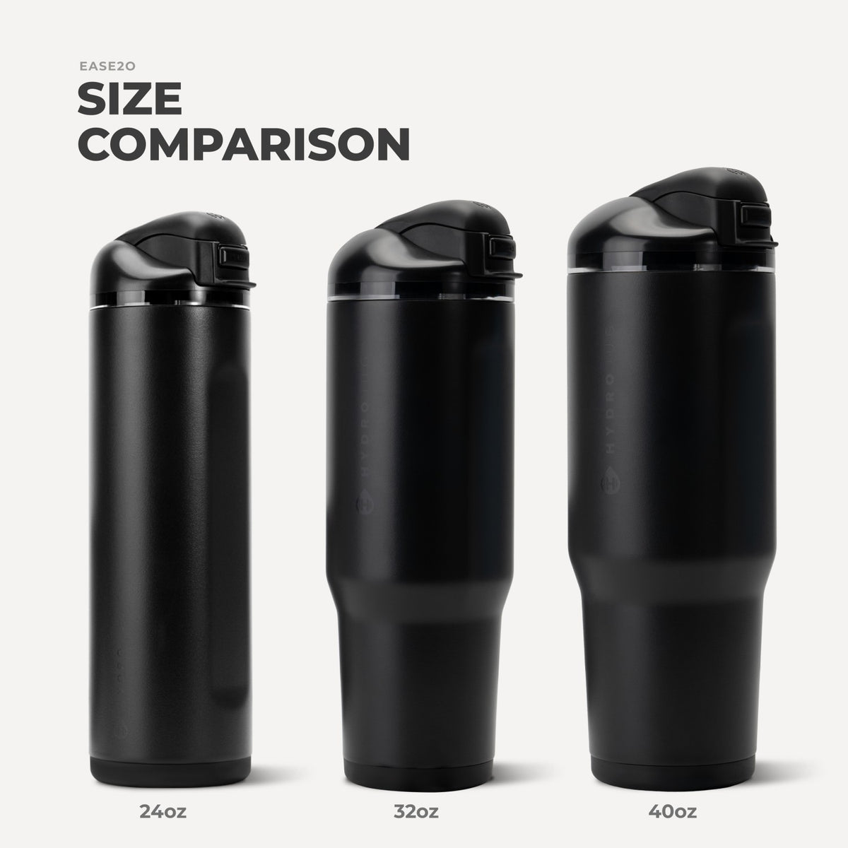 HYDROJUG Special Offer / HydroJug Ease2o 32oz - Compact Water Bottle with Straw & Chug Spout – Black
