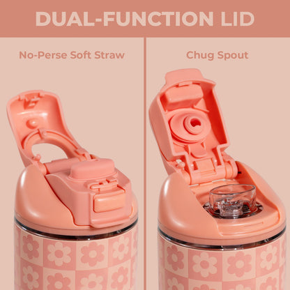 HYDROJUG Popular / HydroJug Ease2o 14oz - Leakproof 2-in-1 Kids Water Bottle, Straw & Chug Spout – Daisy Checkers