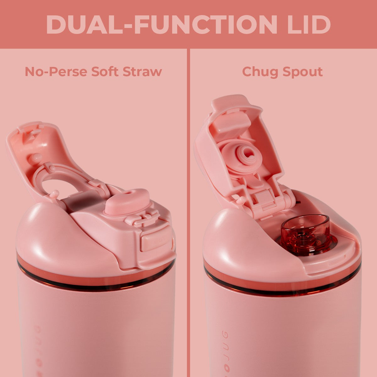 HYDROJUG Quality / HydroJug Ease2o 24oz - 2-in-1 Water Bottle with Soft Straw & Chug Spout – Tulip