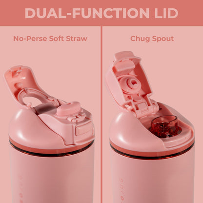 HYDROJUG Quality / HydroJug Ease2o 24oz - 2-in-1 Water Bottle with Soft Straw & Chug Spout – Tulip