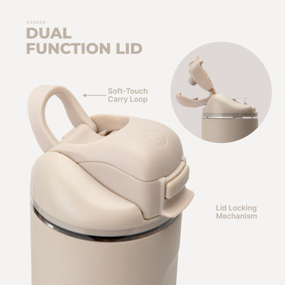 HYDROJUG Hot Sale / HydroJug Ease2o 24oz - 2-in-1 Water Bottle with Soft Straw & Chug Spout – Dune