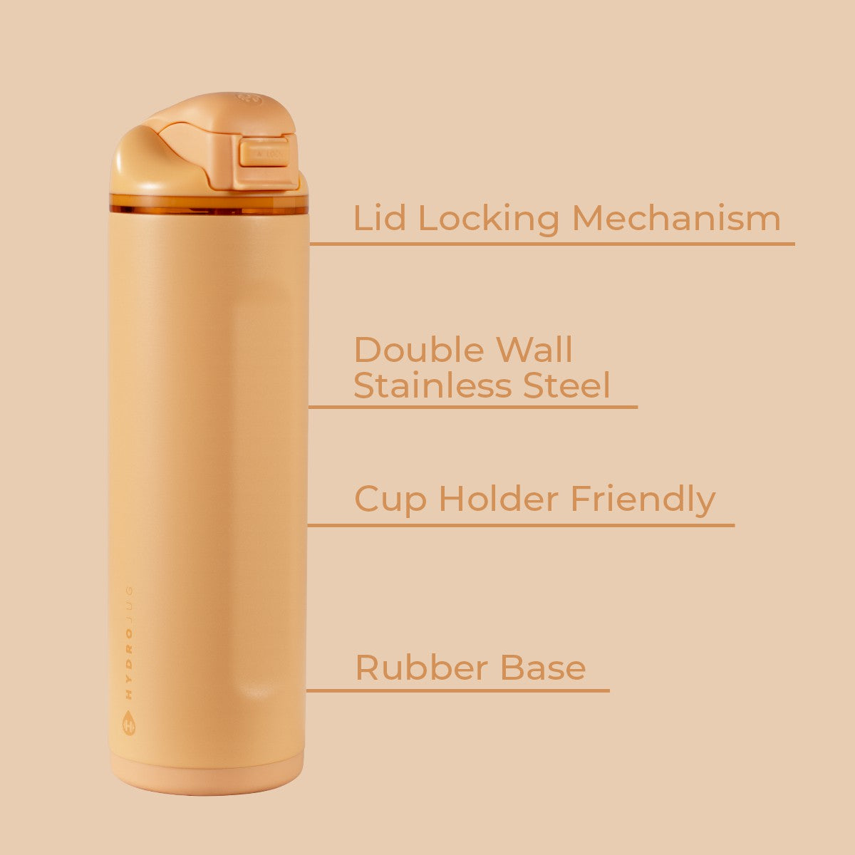 HYDROJUG Value / HydroJug Ease2o 24oz - 2-in-1 Water Bottle with Soft Straw & Chug Spout – Marigold