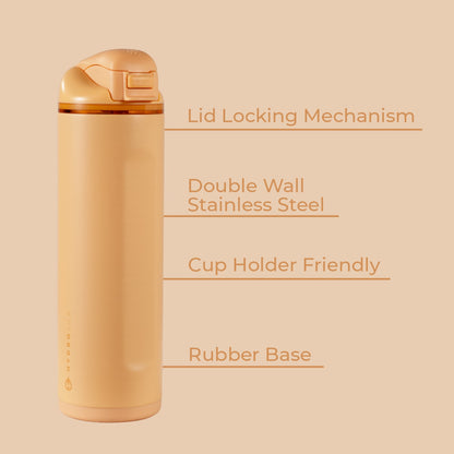 HYDROJUG Value / HydroJug Ease2o 24oz - 2-in-1 Water Bottle with Soft Straw & Chug Spout – Marigold