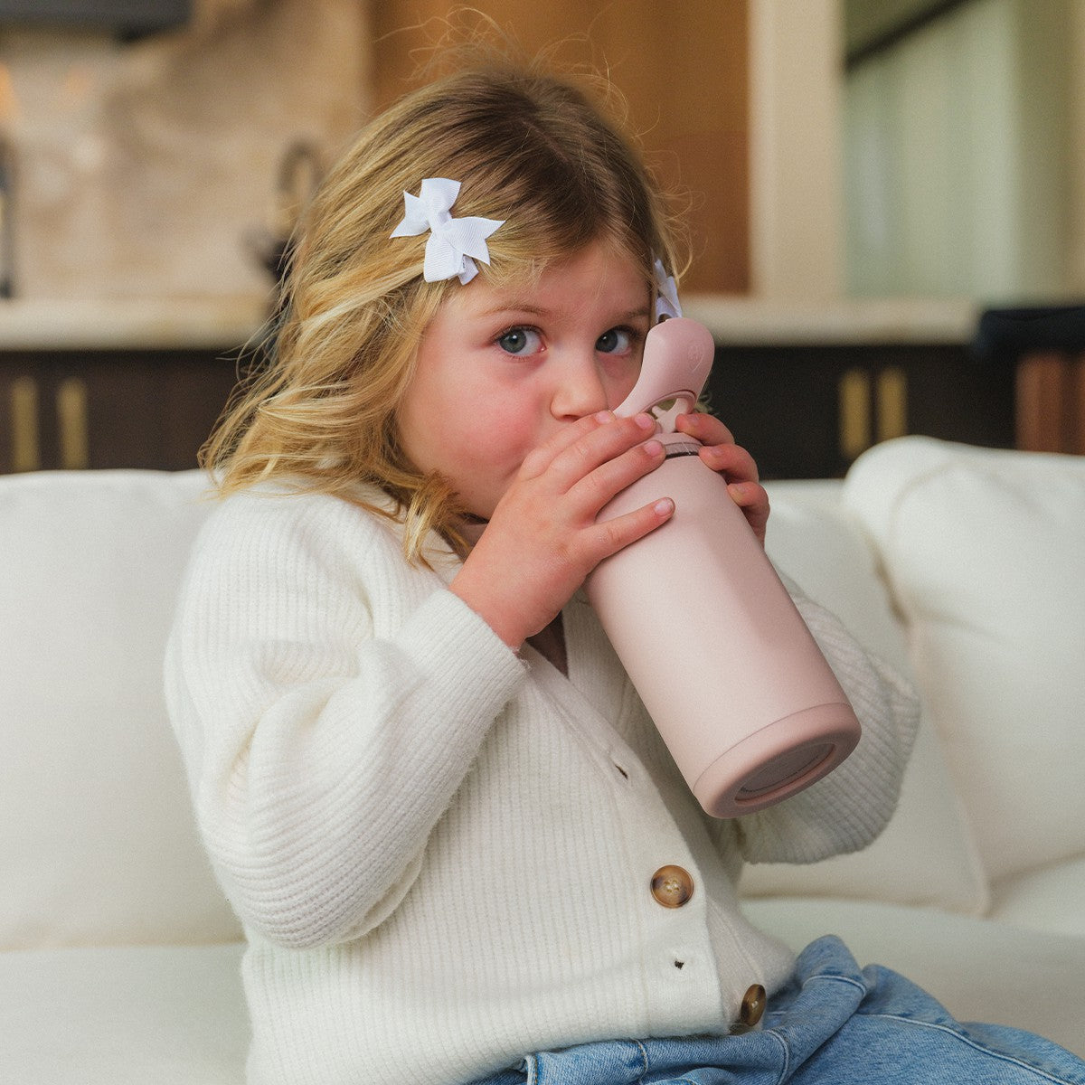 HYDROJUG Special Offer / HydroJug Ease2o 14oz - Leakproof 2-in-1 Kids Water Bottle with Straw & Chug Spout – Dusty Rose