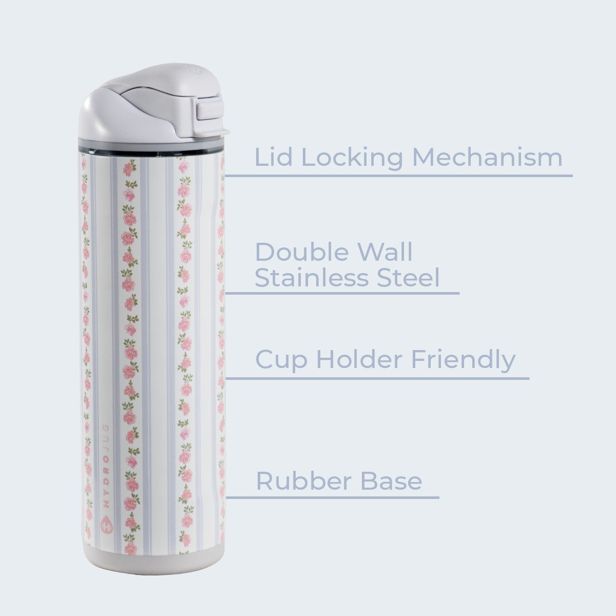 HYDROJUG Essential / HydroJug Ease2o 24oz - 2-in-1 Water Bottle with Soft Straw & Chug Spout – Primrose