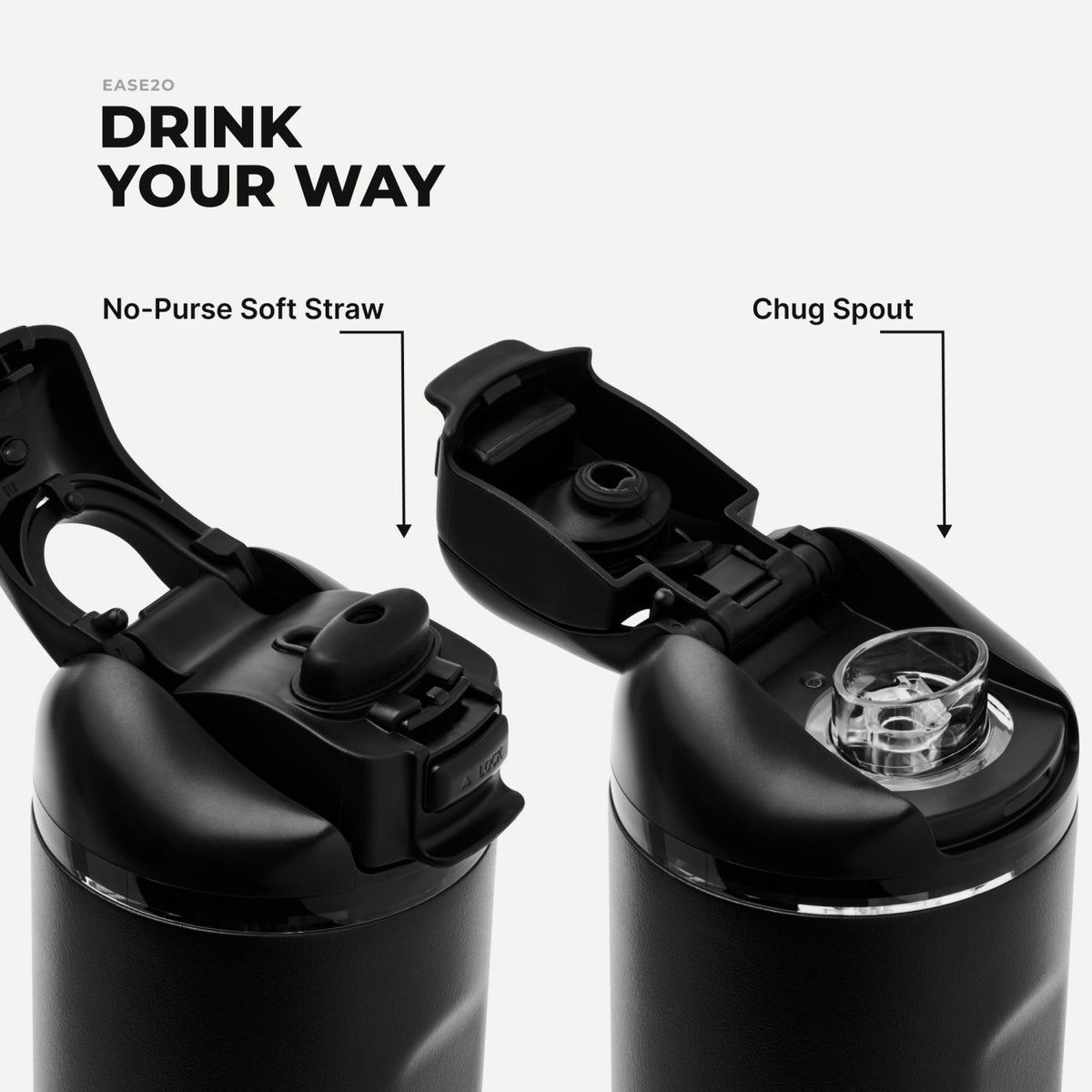 HYDROJUG Value / HydroJug Ease2o 14oz - Black