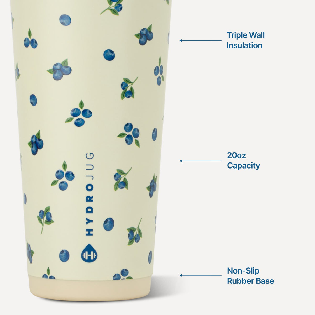 HYDROJUG Discount / HydroJug Everyday Tumbler 20oz - Ceramic-Lined Insulated Tumbler with Straw – Freshly Pick'd