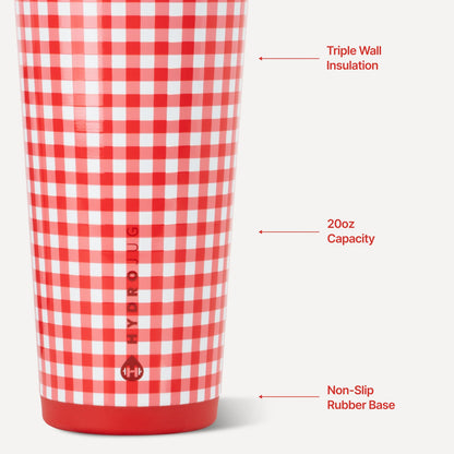 HYDROJUG Hot Sale / HydroJug Everyday Tumbler 20oz - Ceramic-Lined Insulated Tumbler with Straw – Summer Picnic
