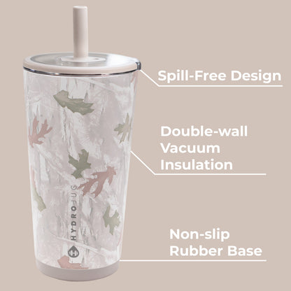 HYDROJUG Smart Buy / HydroJug Everyday Tumbler 20oz - Ceramic-Lined Insulated Tumbler with Straw – Camo