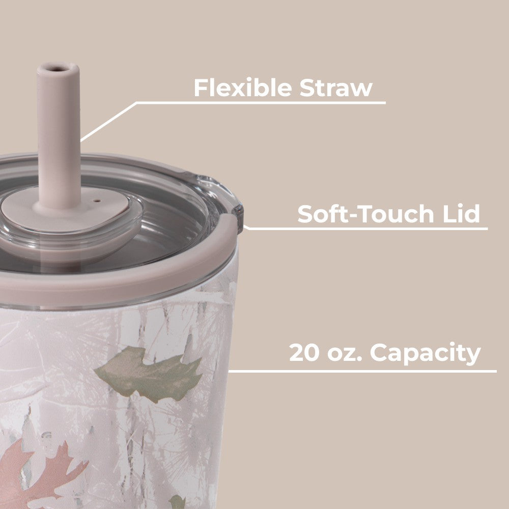 HYDROJUG Smart Buy / HydroJug Everyday Tumbler 20oz - Ceramic-Lined Insulated Tumbler with Straw – Camo
