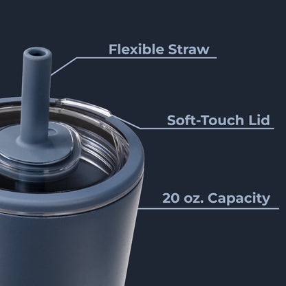 HYDROJUG Recommended / HydroJug Everyday Tumbler 20oz - Ceramic-Lined Insulated Tumbler with Straw – Cascade