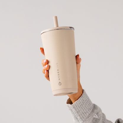 HYDROJUG Premium / HydroJug Everyday Tumbler 20oz - Ceramic-Lined Insulated Tumbler with Straw – Dune