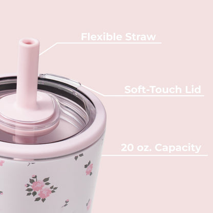 HYDROJUG Customer Favorite / HydroJug Everyday Tumbler 20oz - Ceramic-Lined Insulated Tumbler with Straw – Wildrose