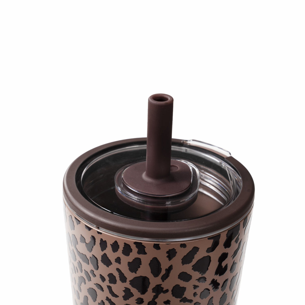 HYDROJUG Value / HydroJug Everyday Tumbler 14oz - Ceramic-Lined Spill-Free Kids Tumbler – Brown Leopard
