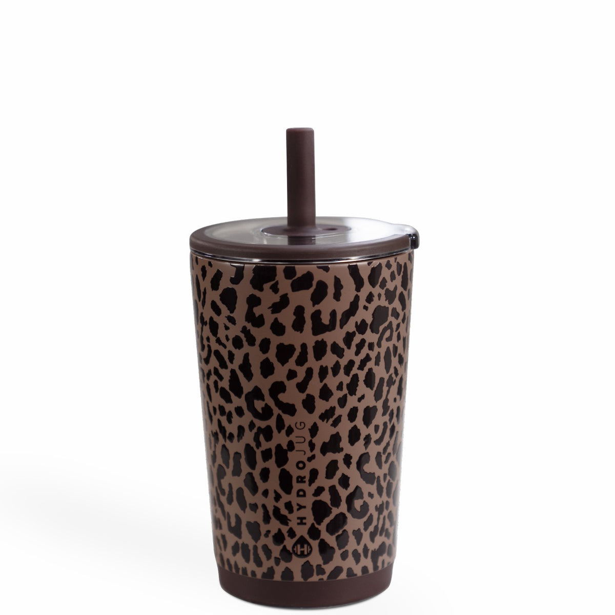 HYDROJUG Value / HydroJug Everyday Tumbler 14oz - Ceramic-Lined Spill-Free Kids Tumbler – Brown Leopard