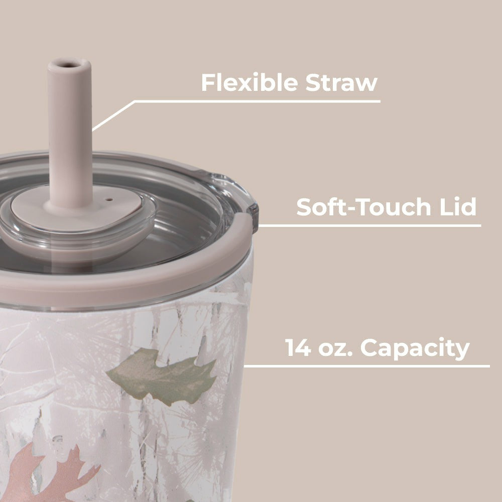 HYDROJUG Exclusive / HydroJug Everyday Tumbler 14oz - Ceramic-Lined Spill-Free Kids Tumbler – Camo