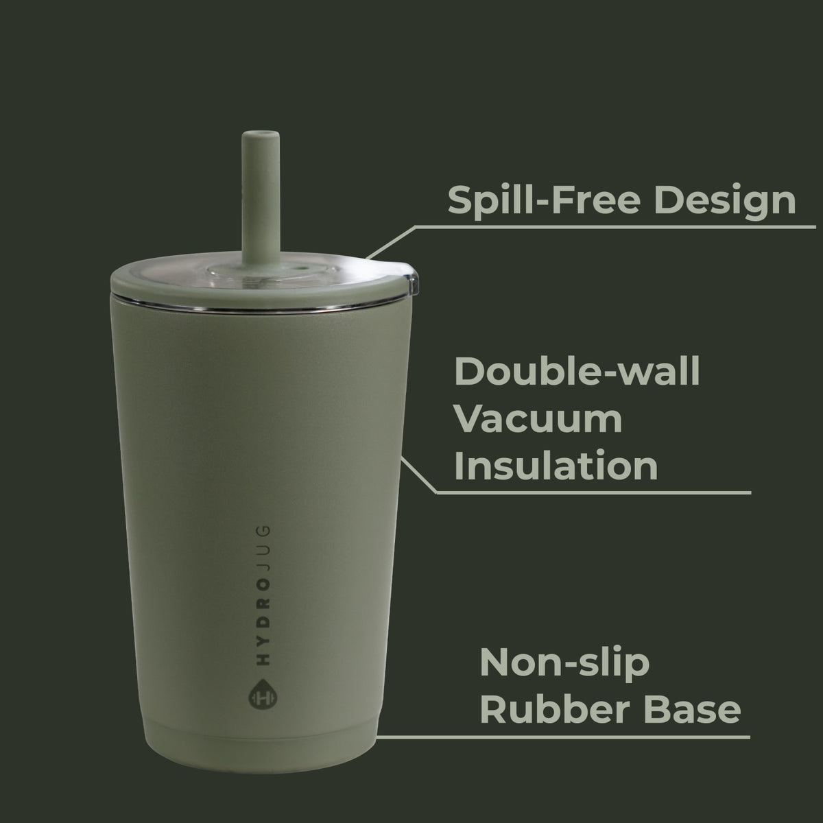 HYDROJUG Value / HydroJug Everyday Tumbler 14oz - Ceramic-Lined Spill-Free Kids Tumbler – Courtyard