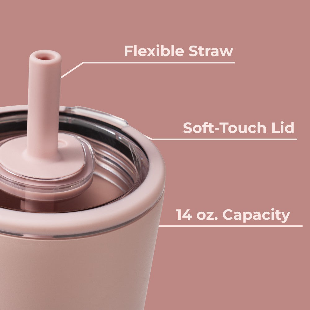HYDROJUG Discount / HydroJug Everyday Tumbler 14oz - Ceramic-Lined Spill-Free Kids Tumbler – Dusty Rose