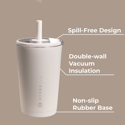 HYDROJUG Customer Favorite / HydroJug Everyday Tumbler 14oz - Ceramic-Lined Spill-Free Kids Tumbler – Linen