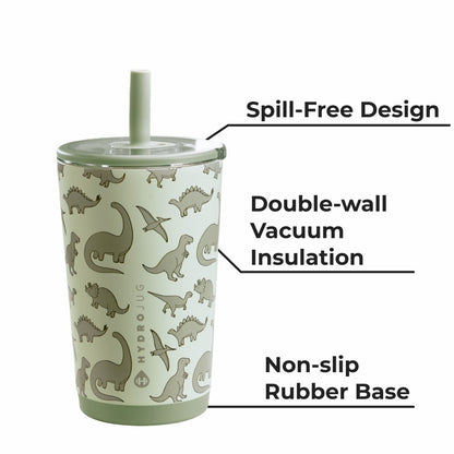 HYDROJUG Hot Sale / HydroJug Everyday Tumbler 14oz - Ceramic-Lined Spill-Free Kids Tumbler – Dinosaur