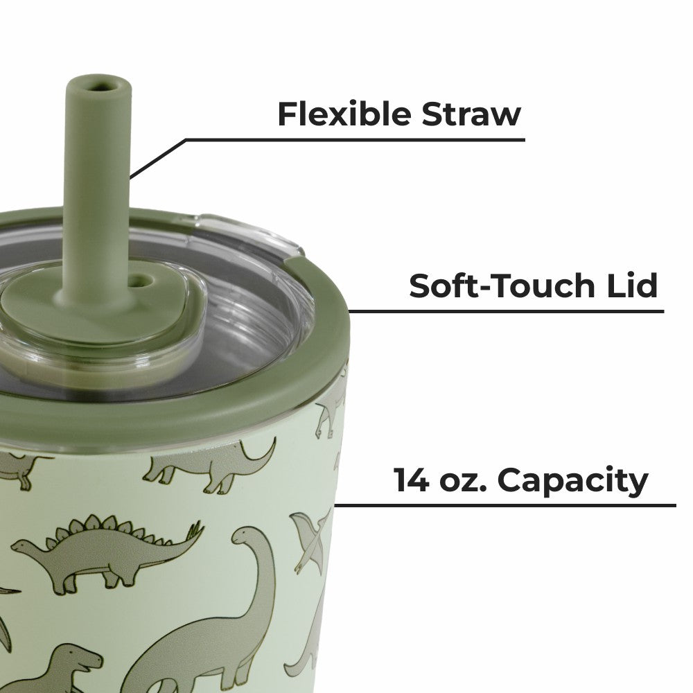 HYDROJUG Hot Sale / HydroJug Everyday Tumbler 14oz - Ceramic-Lined Spill-Free Kids Tumbler – Dinosaur
