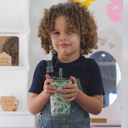 HYDROJUG Hot Sale / HydroJug Everyday Tumbler 14oz - Ceramic-Lined Spill-Free Kids Tumbler – Dinosaur