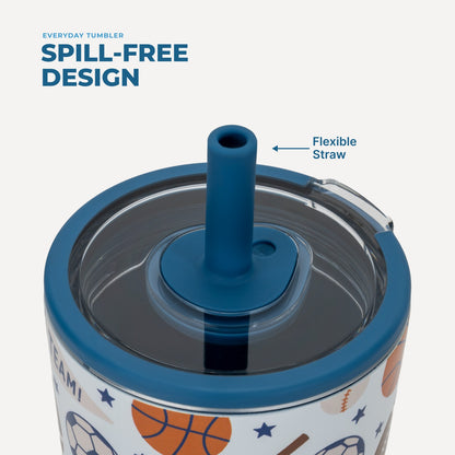 HYDROJUG Premium / HydroJug Everyday Tumbler 14oz - Ceramic-Lined Spill-Free Kids Tumbler – All-Stars