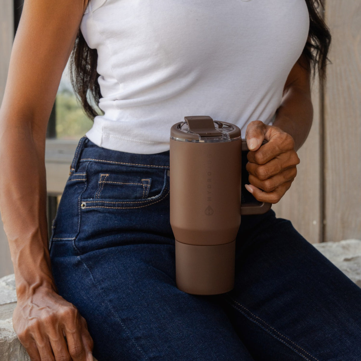 HYDROJUG New / HydroJug Coffee Traveler 20oz - Chestnut