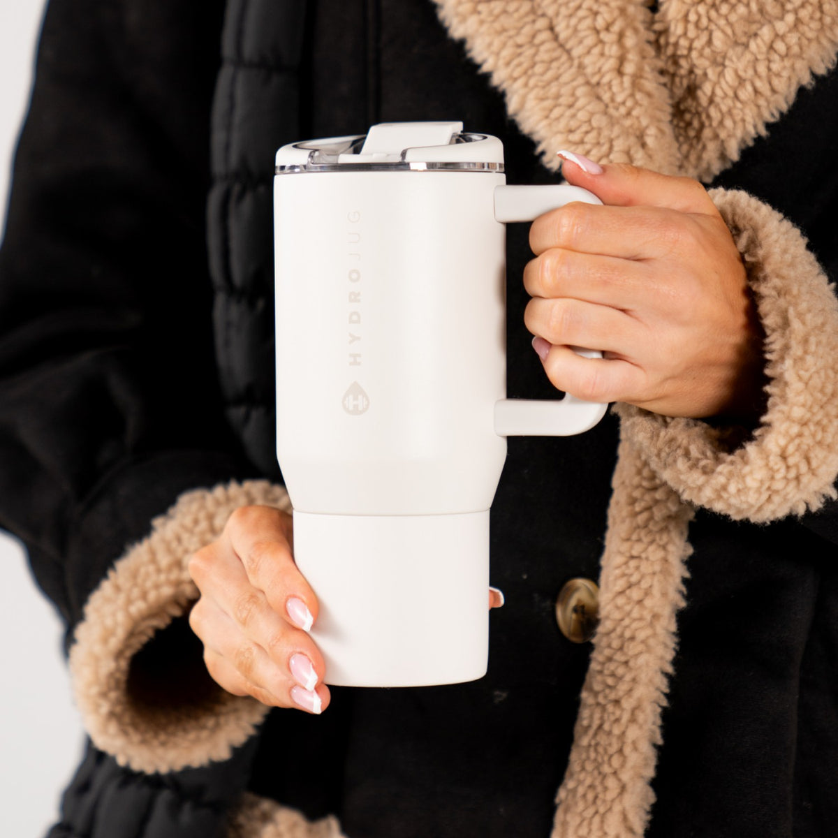 HYDROJUG Great Value / HydroJug Coffee Traveler 20oz - Ceramic-Lined Insulated Travel Mug – Linen