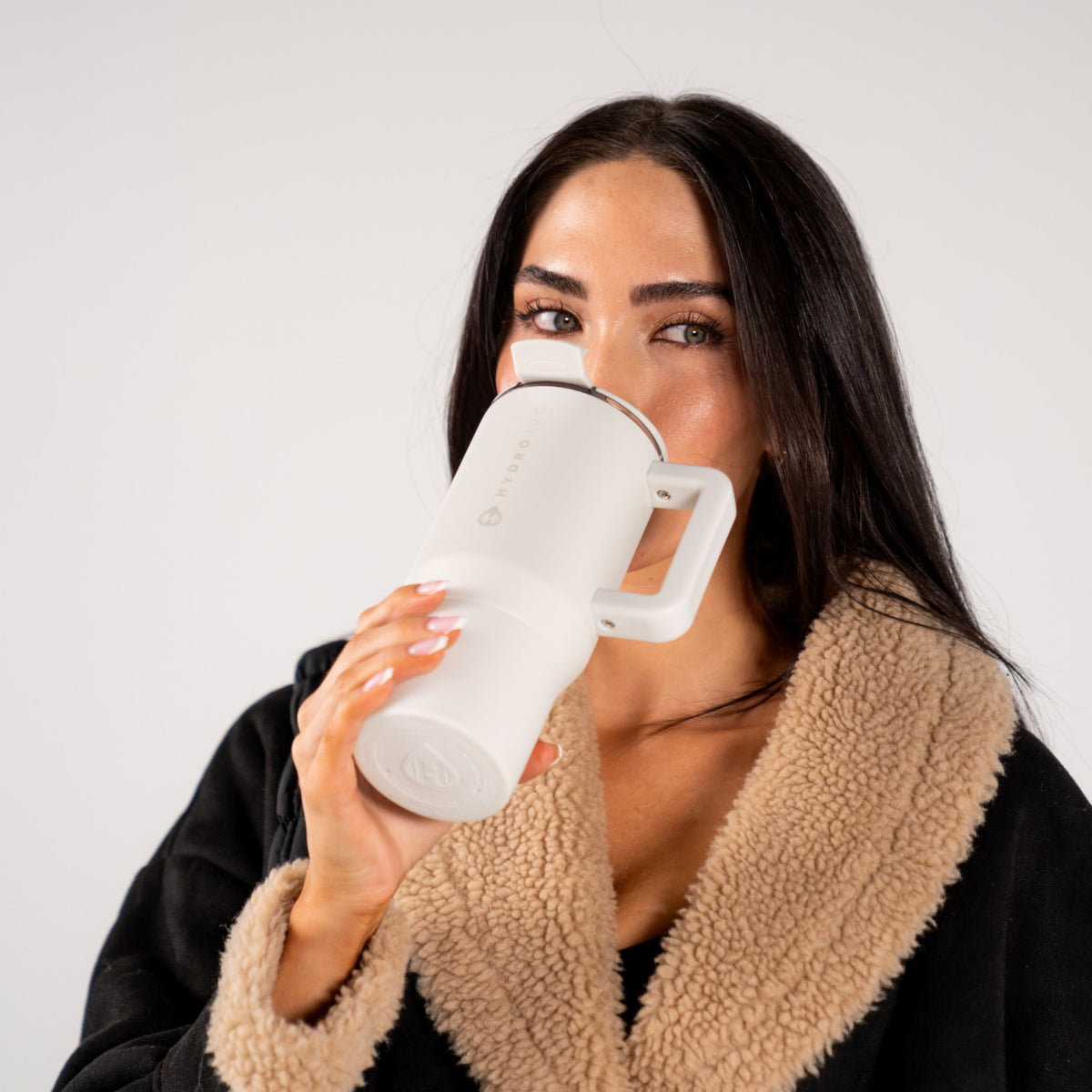 HYDROJUG Great Value / HydroJug Coffee Traveler 20oz - Ceramic-Lined Insulated Travel Mug – Linen