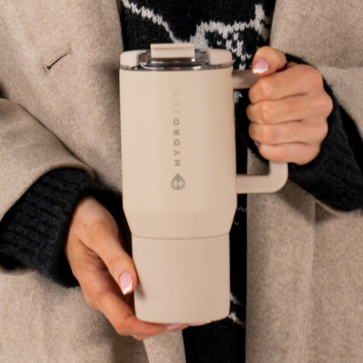 HYDROJUG Sale / HydroJug Coffee Traveler 20oz - Ceramic-Lined Insulated Travel Mug – Dune
