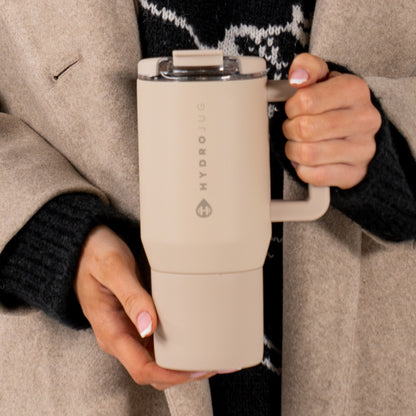 HYDROJUG Sale / HydroJug Coffee Traveler 20oz - Ceramic-Lined Insulated Travel Mug – Dune
