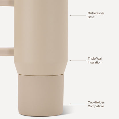 HYDROJUG Sale / HydroJug Coffee Traveler 20oz - Ceramic-Lined Insulated Travel Mug – Dune