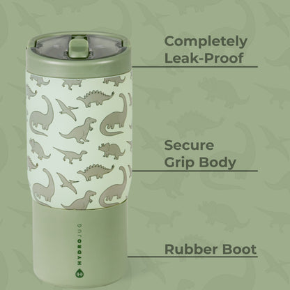 HYDROJUG Classic / HydroJug Sport 14oz - Compact Leakproof Kids Water Bottle – Dinosaur
