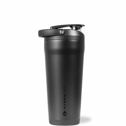 HYDROJUG Customer Favorite / HydroJug Insulated Shaker 24oz - Stainless Steel Protein Shaker, Silent Grate – Black