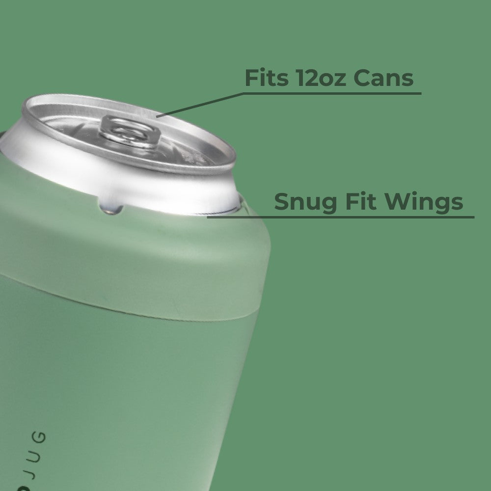 HYDROJUG Great Value / HydroJug Can Cooler 12oz - 2-in-1 Insulated Standard Can Cooler, Screw-Top Lock – Sage