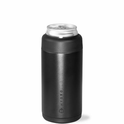 HYDROJUG Premium / HydroJug Slim Can Cooler 12oz - Insulated Stainless Steel Skinny Can Holder – Black
