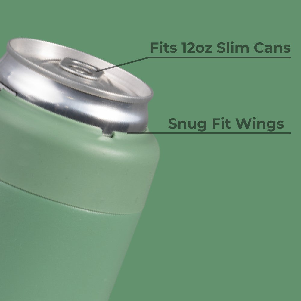HYDROJUG Deals / HydroJug Slim Can Cooler 12oz - Insulated Stainless Steel Skinny Can Holder – Sage