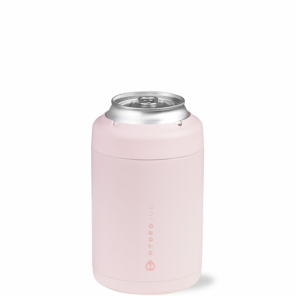 HYDROJUG Quality / HydroJug Can Cooler 12oz - 2-in-1 Insulated Standard Can Cooler, Screw-Top Lock – Pink Sand