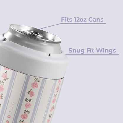HYDROJUG Recommended / HydroJug Can Cooler 12oz - 2-in-1 Insulated Standard Can Cooler, Screw-Top Lock – Primrose
