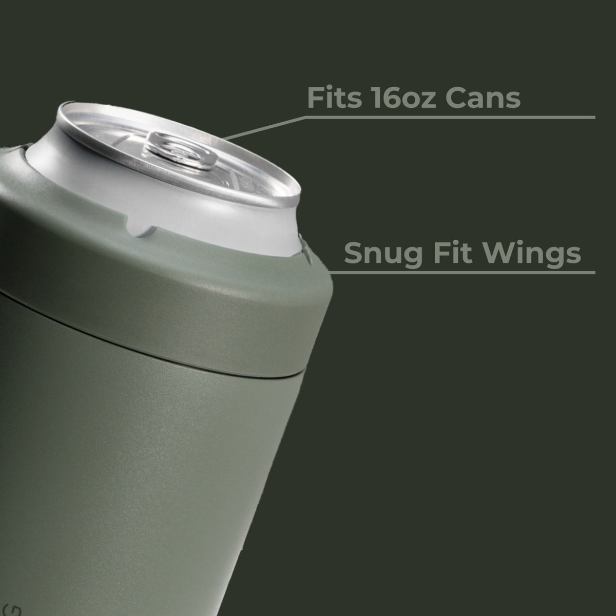 HYDROJUG Trusted / HydroJug Can Cooler 16oz - 2-in-1 Insulated Tallboy Can Cooler, Screw-Top Lock – Courtyard