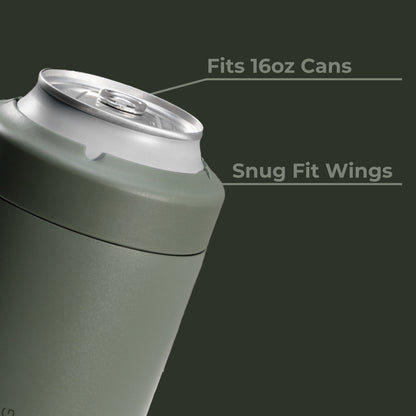 HYDROJUG Trusted / HydroJug Can Cooler 16oz - 2-in-1 Insulated Tallboy Can Cooler, Screw-Top Lock – Courtyard