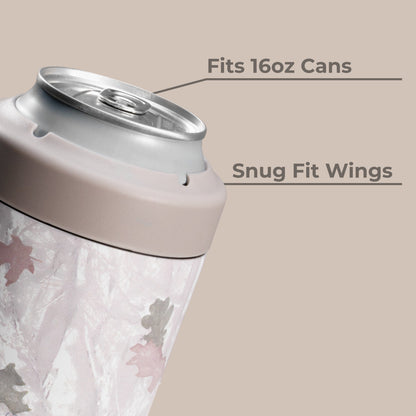 HYDROJUG New / HydroJug Can Cooler 16oz - 2-in-1 Insulated Tallboy Can Cooler, Screw-Top Lock – Camo