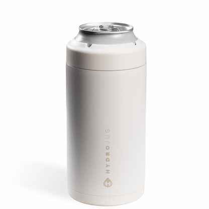 HYDROJUG Featured / HydroJug Can Cooler 16oz - 2-in-1 Insulated Tallboy Can Cooler, Screw-Top Lock – Linen
